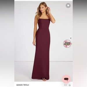 Azazie, Cabernet, Size 6